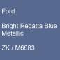 Preview: Ford, Bright Regatta Blue Metallic, ZK / M6683.